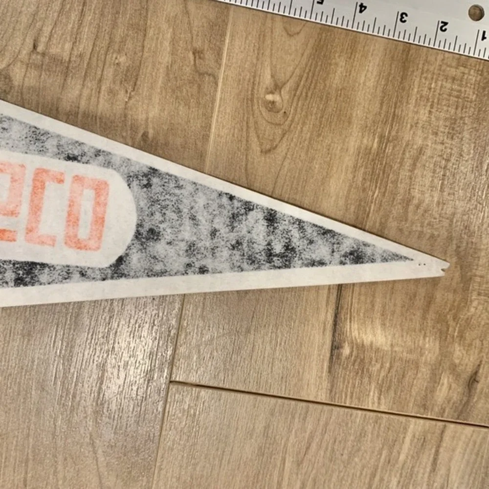 Vintage MLB Baseball San Francisco Giants Felt Orange, Black & White MLB Pennant